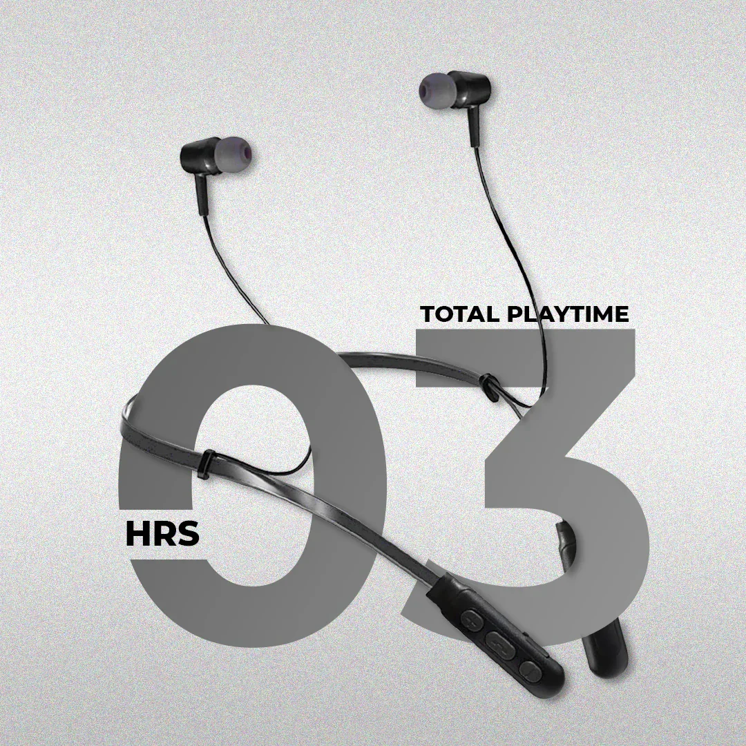 Buy B11: Bluetooth Neckband | Powerful Audio + High Bass - Image 4
