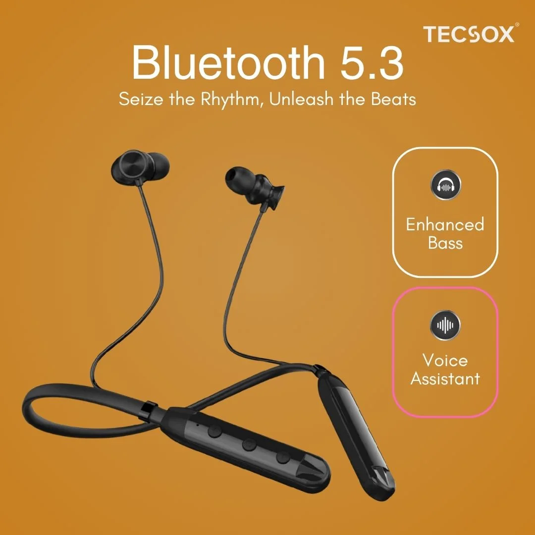 Buy Jazz 371 Bluetooth Neckband | Powerful Audio + High Bass - Image 5