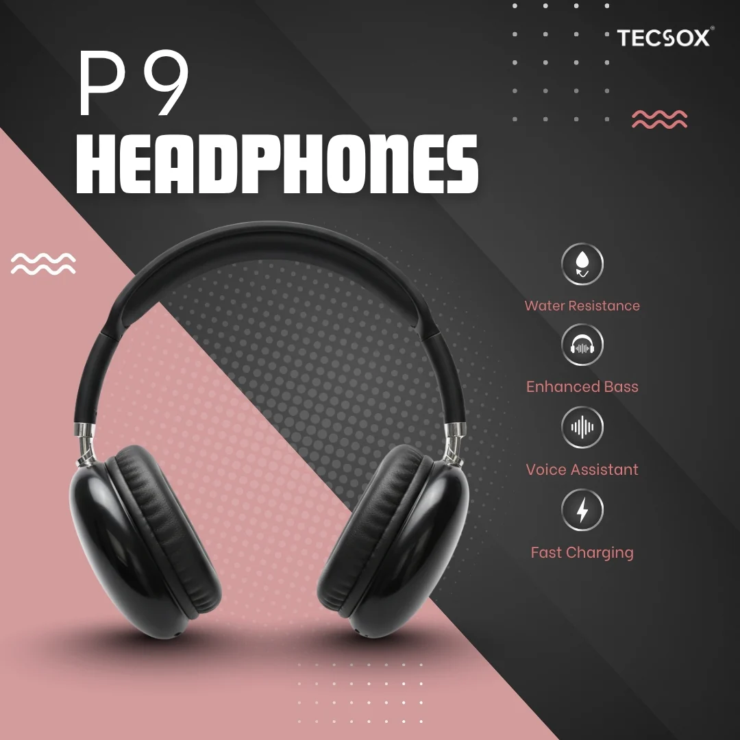 Buy P9 Bluetooth Headphones | Powerful Audio + High Bass - Image 3
