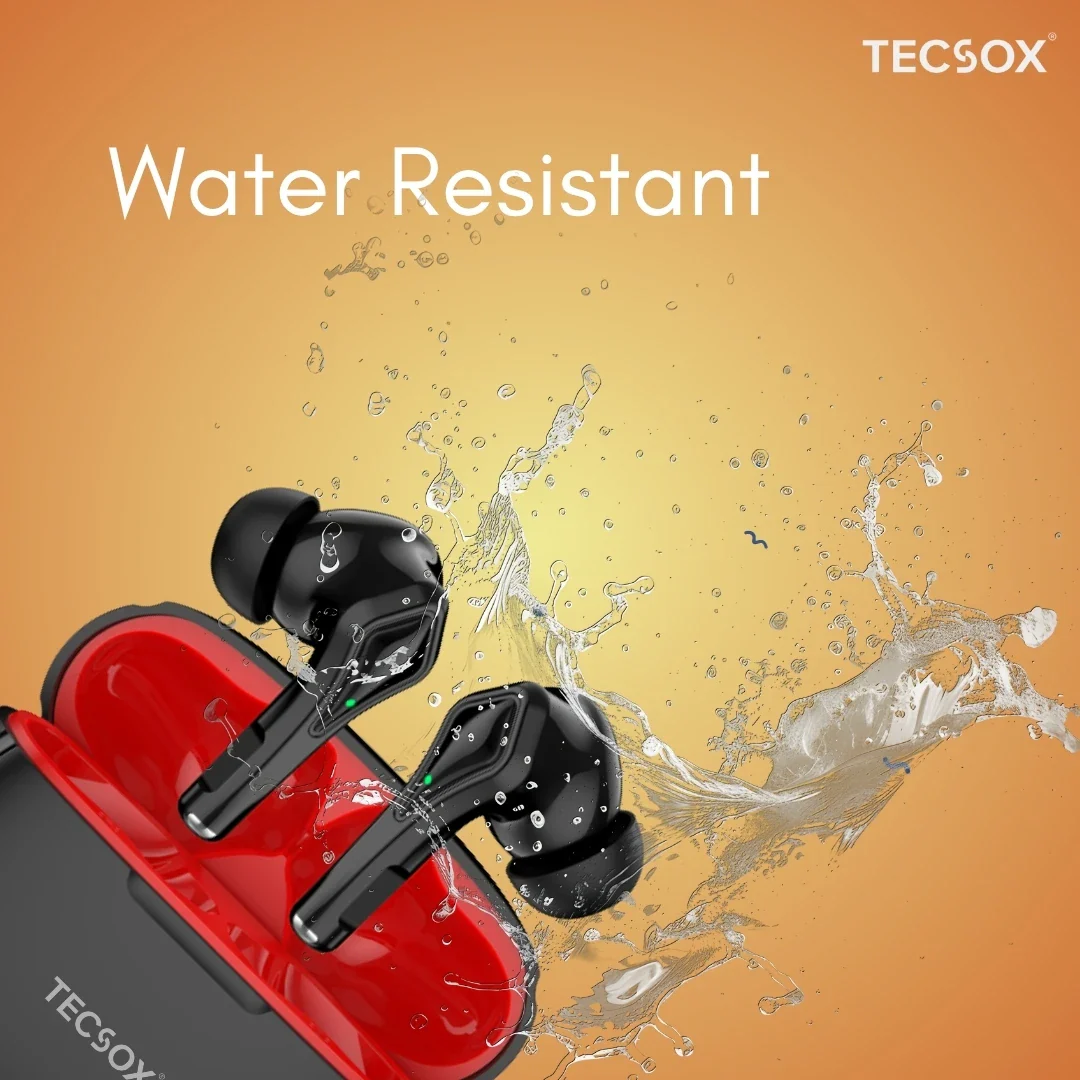TecSox Neo231 Wireless Earbud With Deep Bass & Comfortable Fit | IPX Water Resistant - Image 14