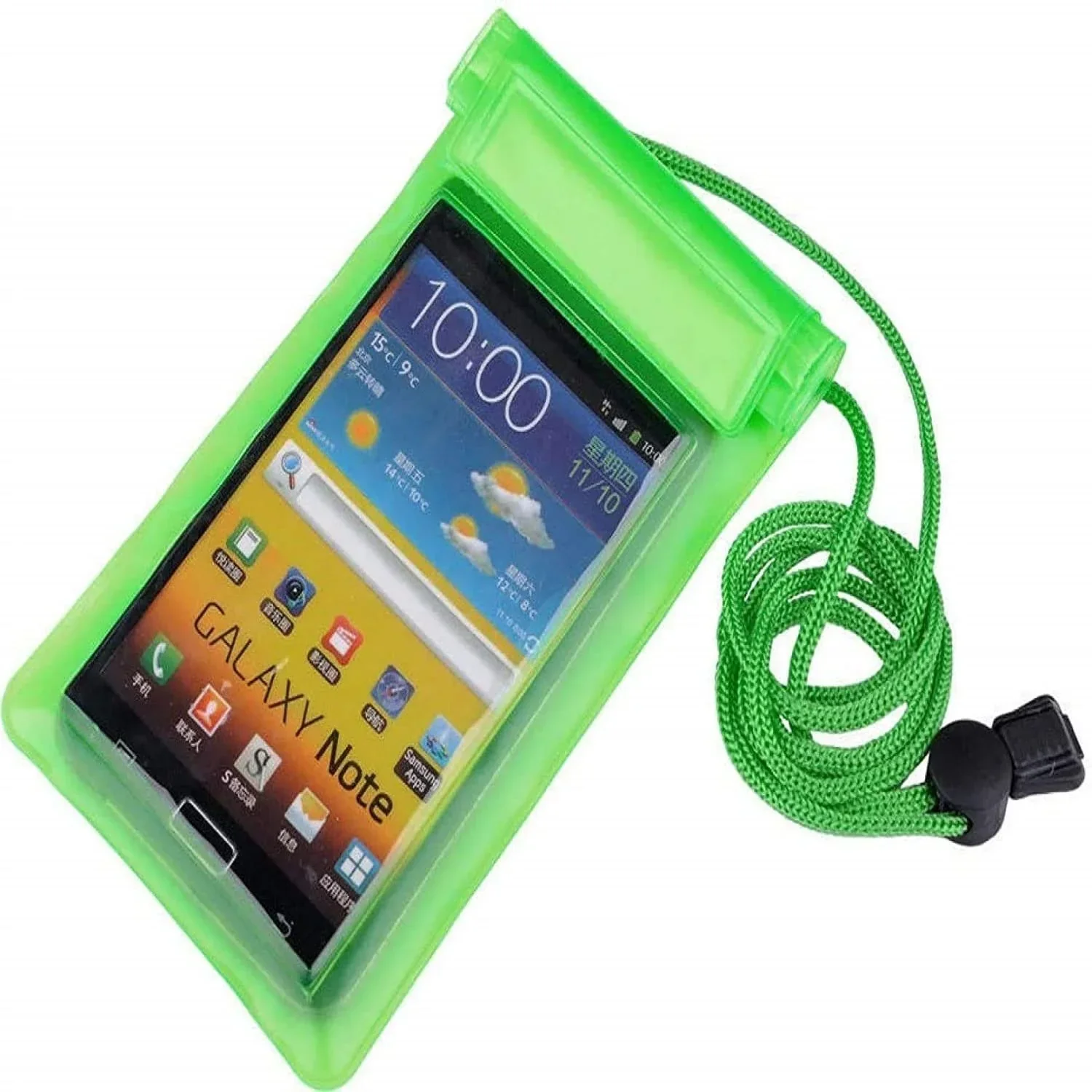 Buy TecSox Waterproof Sealed  PVC Transparent Rain Protection Mobile Cover Pouch [Pack of 2] - Image 6