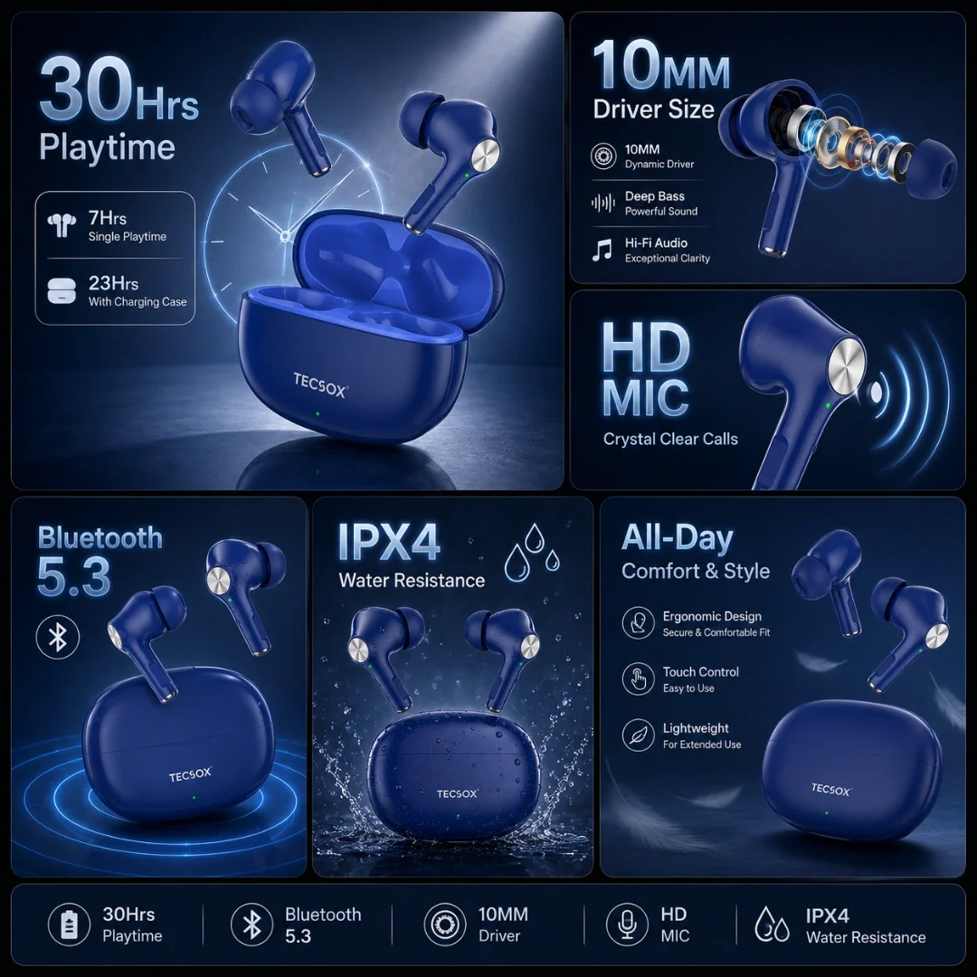 Neo 412  |  30 Hr Playtime | IPX Water Resistant - Image 7