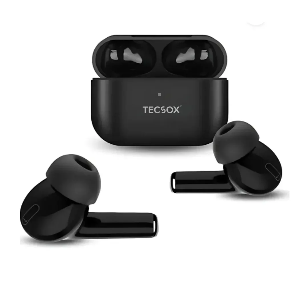 TecPod Pro Black Matt Bluetooth Earbuds | 30 Hour Playtime | Under ₹1000 - Image 3