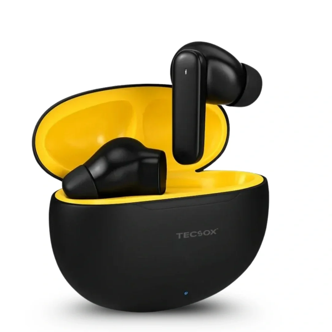 TecSox Pulse 611 Bluetooth Earbuds | Bluetooth 5.3 | 30Hr Play Time | Deep Bass Airpods - Image 5