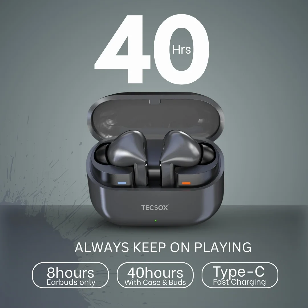 Order TecSox Audora Bluetooth Earbuds | Deep Bass | Under ₹1000 - Image 10