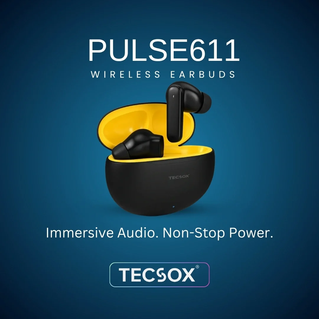 Order TecSox Pulse 611 Bluetooth Earbuds | Deep Bass | 30 Hour Play time - Image 22