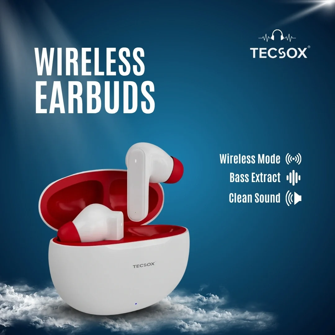 Order TecSox Pulse 611 Bluetooth Earbuds | Deep Bass | 30 Hour Play time - Image 35