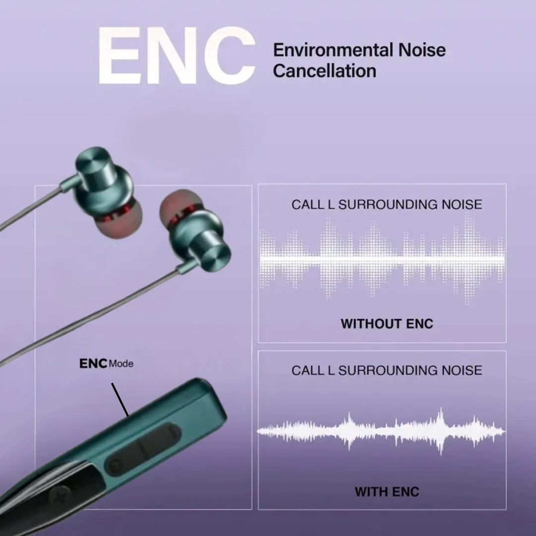 Spark511 Bluetooth Neckband | ENC | 30 Hr  | IPX Water Resistant - Image 8