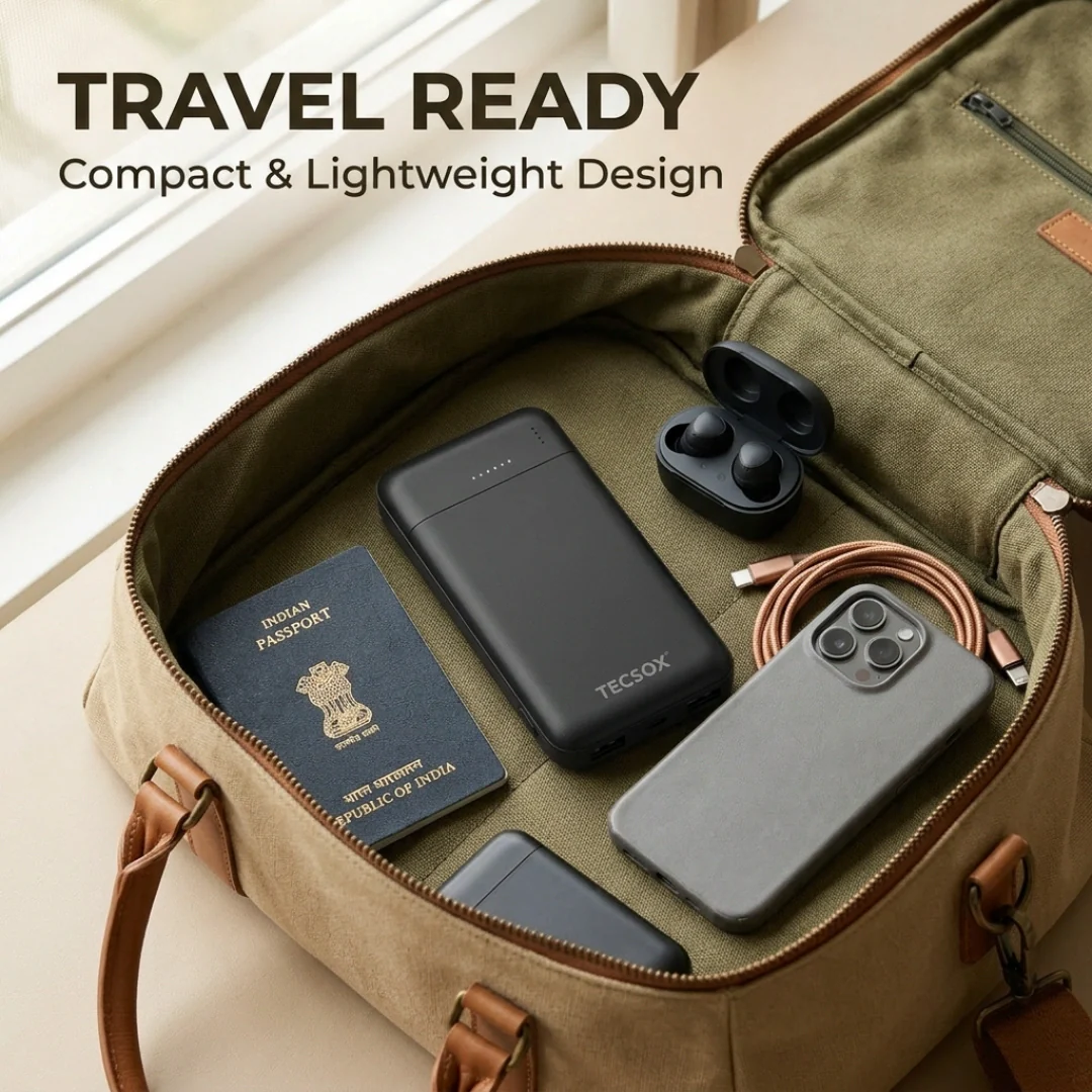 TecSox Power Pack | 10000 mAh Powerbank | 15W - Image 15