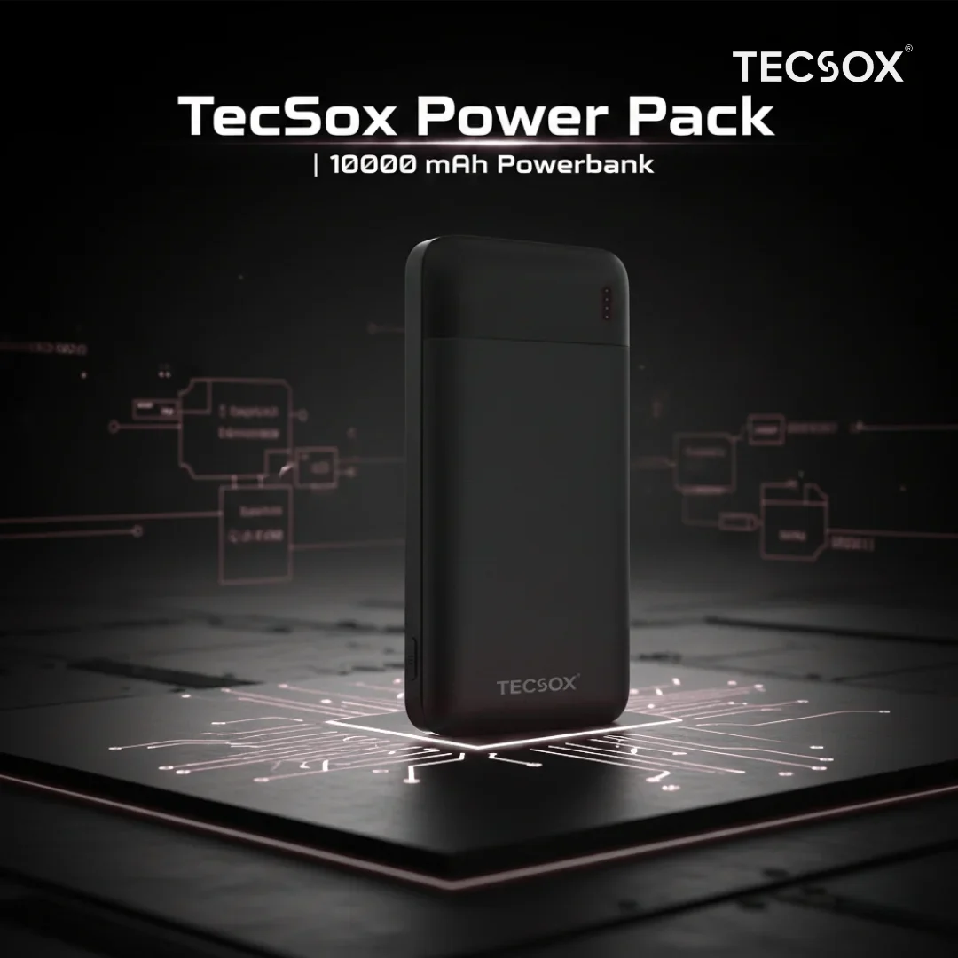 TecSox Power Pack | 10000 mAh Powerbank | 15W - Image 8