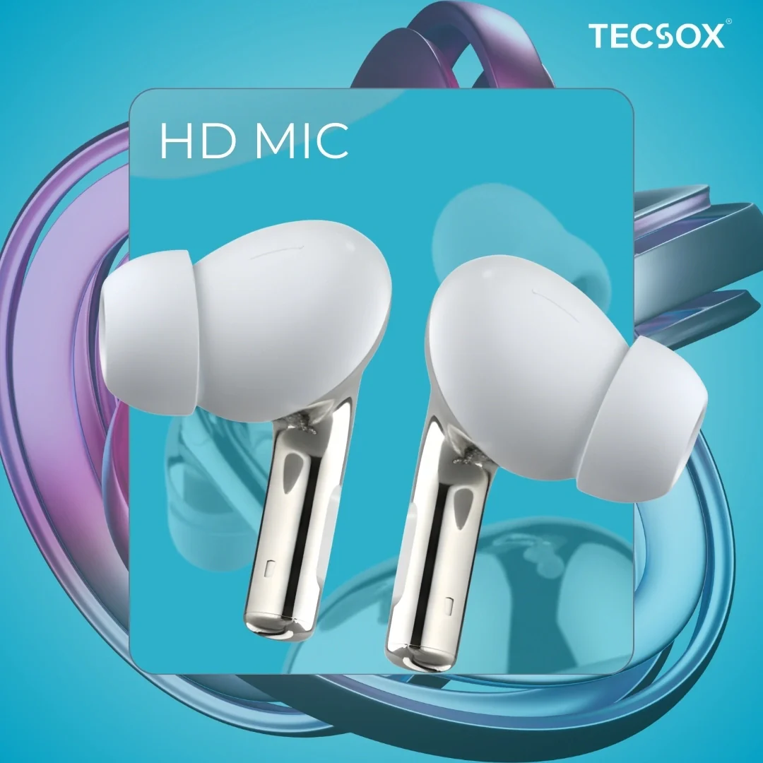 TecSox Omega 471 Wireless Earbud With Comfortable Fit | IPX Water Resistant - Image 21