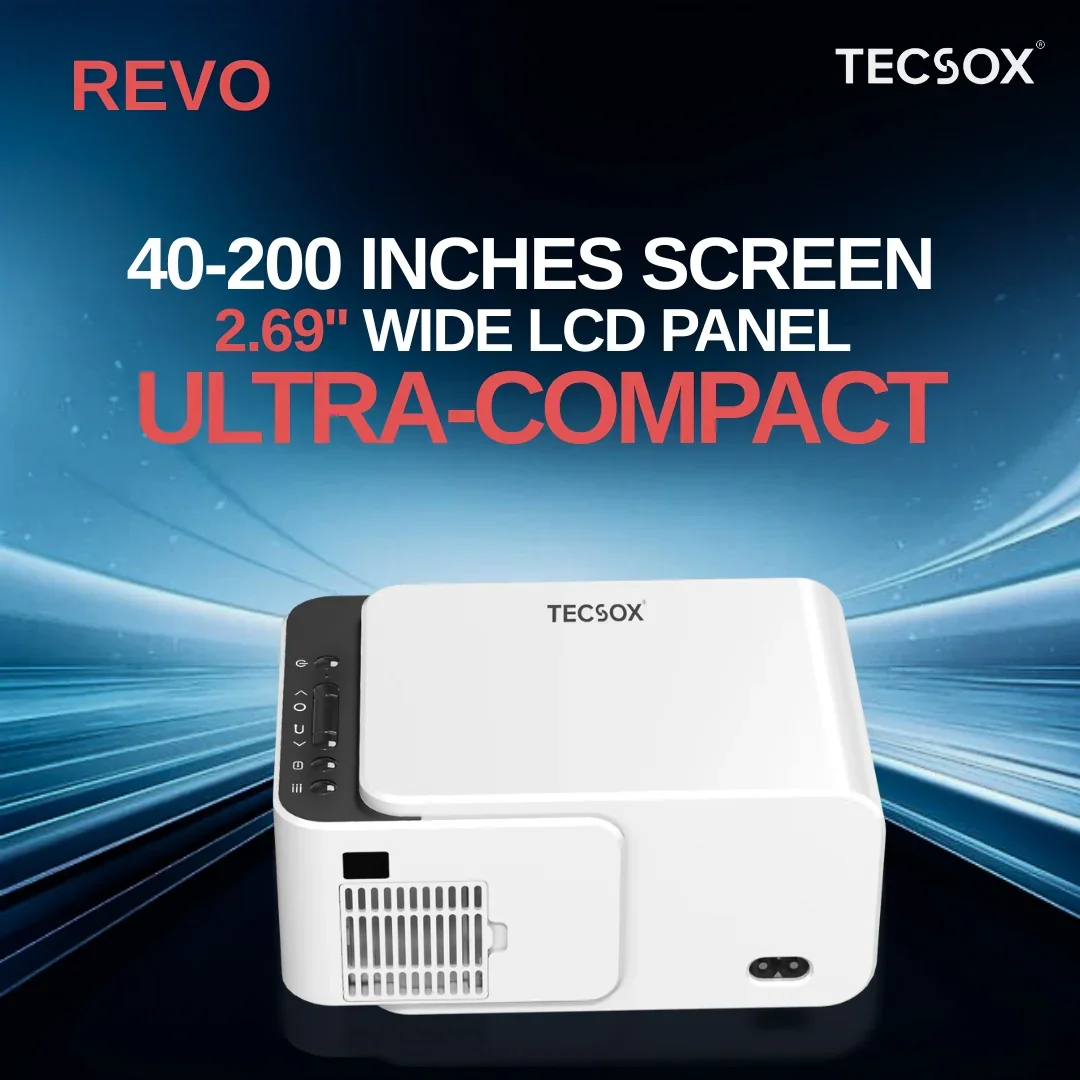 TecSox Revo Projector Online | 4K Video | Android 13 | Under ₹7000 - Image 10