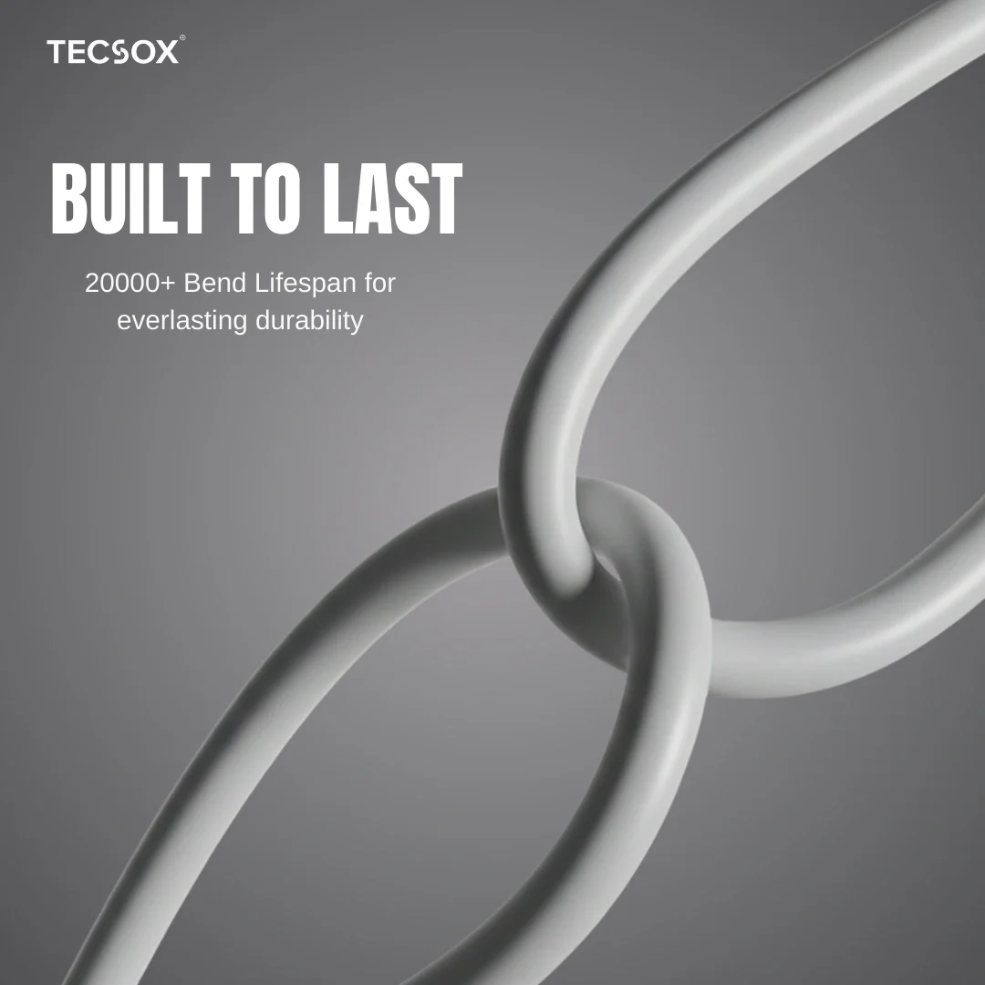 TecSox Zap 4-IN-1 Cable | 1 Meter Fast Charging Cable | 60W - Image 8