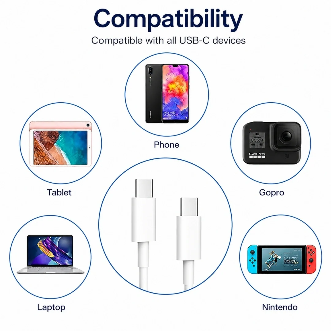 Type C to Type C Cable | Fast Charging | Under ₹200 - Image 7