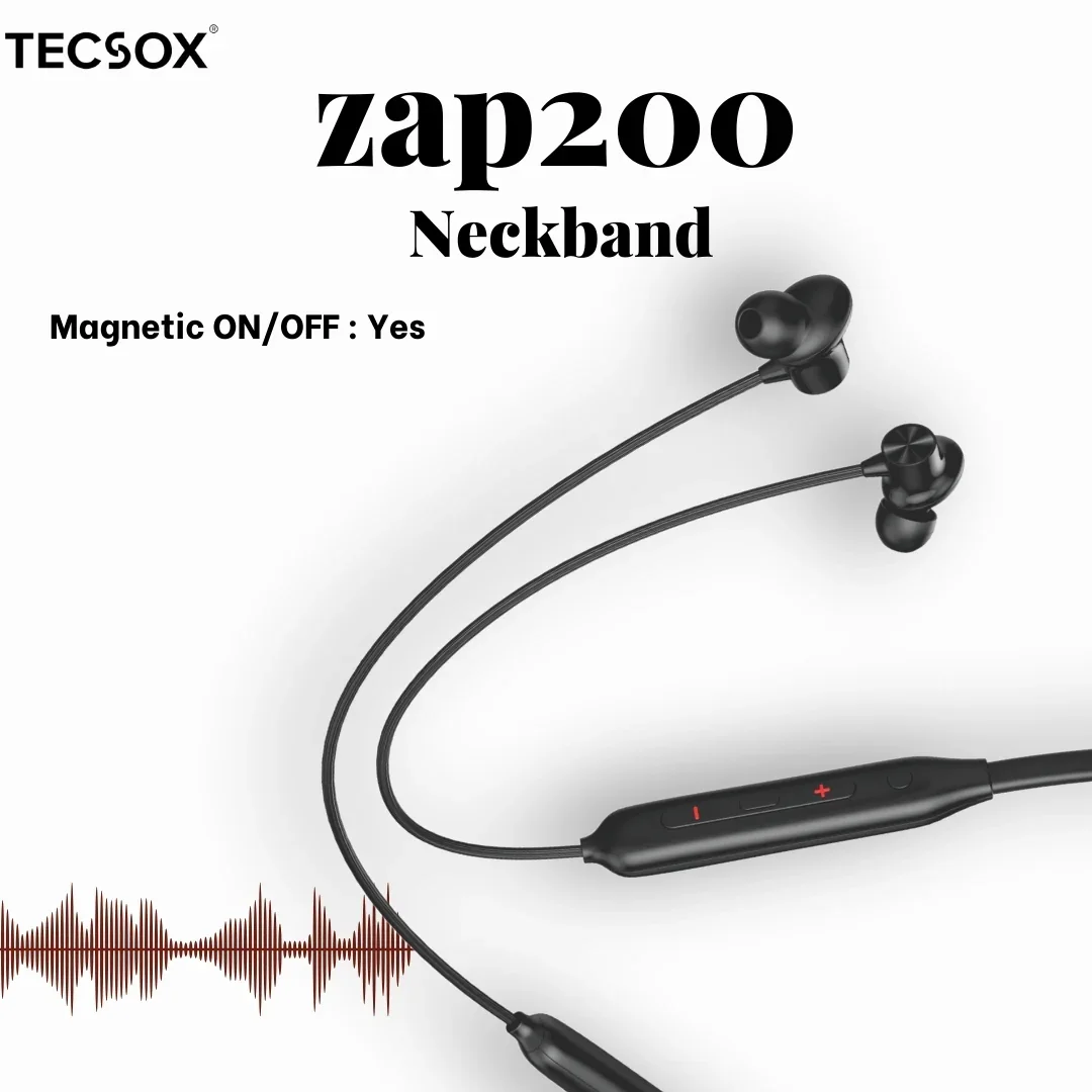 Zap200 Bluetooth Neckband | High Bass | 40 Hr  | IPX Water Resistant - Image 8